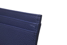 Load image into Gallery viewer, 極美品 CHANEL シャネル カードケース 小物 ココマーク 26番台 ネイビー レザー シルバー金具 中古 60422