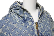 Load image into Gallery viewer, 新品同様 LOUIS VUITTON ルイヴィトン モノグラム パッチワーク ジップアップデニムジャケット 22SS RM221M UZD HMA16E 中古 60435