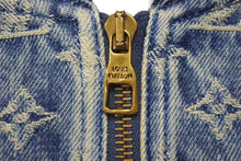 Load image into Gallery viewer, 新品同様 LOUIS VUITTON ルイヴィトン モノグラム パッチワーク ジップアップデニムジャケット 22SS RM221M UZD HMA16E 中古 60435