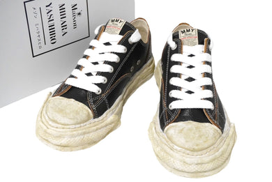 新品未使用 Maison MIHARA YASUHIRO メゾン ミハラヤスヒロ スニーカー ピーターソン23 ブラック サイズ42 A12FW715 中古 60461
