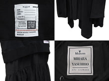 Load image into Gallery viewer, 新品未使用 Maison MIHARA YASUHIRO メゾン ミハラヤスヒロ コンバインドフーディードレス サイズF ブラック K12DR551 中古 60468