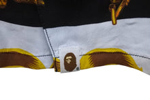 画像をギャラリービューアに読み込む, 極美品 A BATHING APE アベイシングエイプ 長袖シャツ ダブルエイプヘッドサイズS 総柄レーヨン 001SHH301008X 中古 60475 