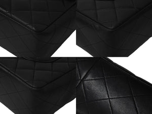 CHANEL シャネル チェーンショルダーバッグ デカマトラッセ 30 4番台 ラムスキン ブラック ゴールド金具 美品 中古 60480