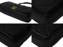 Load image into Gallery viewer, 極美品 CHANEL シャネル チェーンショルダーバッグ マトラッセ 18番台 パリボンベイ ヴィンテージレザー ブラック 中古 60482