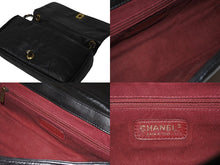 Load image into Gallery viewer, 極美品 CHANEL シャネル チェーンショルダーバッグ マトラッセ 18番台 パリボンベイ ヴィンテージレザー ブラック 中古 60482