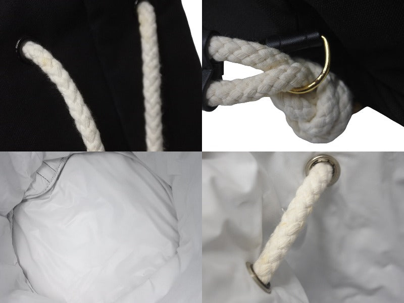 CHANEL シャネル リュックデイパック ロゴ 巾着 プールバッグ