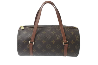 極備品 LOUIS VUITTON ルイヴィトン ハンドバッグ パピヨン26 旧型 モノグラム M51366 ブラウン 中古 60513