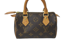 LOUIS VUITTON ルイヴィトン ミニスピーディー ハンドバッグ モノグラム M41534 ブラウン 良品 中古 60514