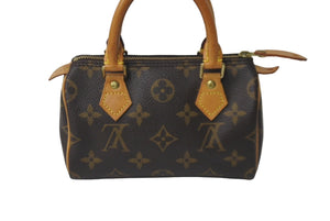 LOUIS VUITTON ルイヴィトン ミニスピーディー ハンドバッグ モノグラム M41534 ブラウン 良品 中古 60514