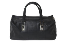 Load image into Gallery viewer, CHANEL シャネル ハンドバッグ チョコバー ココマーク 7番台 ラムスキン ブラック シルバー金具 美品 中古 60515