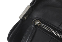 Load image into Gallery viewer, CHANEL シャネル ハンドバッグ チョコバー ココマーク 7番台 ラムスキン ブラック シルバー金具 美品 中古 60515