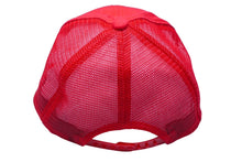 Load image into Gallery viewer, marine ENJOY SUMMER SPORT メッシュ キャップ レッド 帽子 刺繍 赤 小物 ナイロン サイズ56 美品 中古 60525