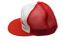 Load image into Gallery viewer, U.S.A WELCOME WESTEM CARNIVAL メッシュ キャップ レッド 帽子 刺繍 ホワイト ナイロン 56CM 美品 中古 60526