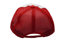 Load image into Gallery viewer, U.S.A WELCOME WESTEM CARNIVAL メッシュ キャップ レッド 帽子 刺繍 ホワイト ナイロン 56CM 美品 中古 60526