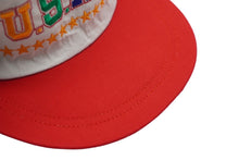 Load image into Gallery viewer, U.S.A WELCOME WESTEM CARNIVAL メッシュ キャップ レッド 帽子 刺繍 ホワイト ナイロン 56CM 美品 中古 60527