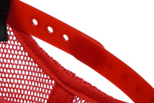 Load image into Gallery viewer, U.S.A WELCOME WESTEM CARNIVAL メッシュ キャップ レッド 帽子 刺繍 ホワイト ナイロン 56CM 美品 中古 60527