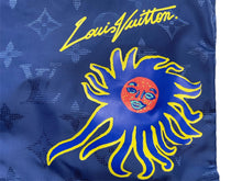 Load image into Gallery viewer, 新品同様品 LOUIS VUITTON ルイヴィトン 草間彌生コラボ ショートパンツ ナイロン ブルー サイズM 中古 60529