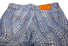 Load image into Gallery viewer, 新品同様品 LOUIS VUITTON ルイヴィトン デニムパンツ 草間彌生 インフィニティドット 1AB6OE ブルー サイズ29 中古 60531