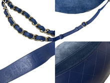 Load image into Gallery viewer, 極美品 CHANEL Pharrell Williams シャネル ファレルウィリアムズ CCウエストバッグ カプセルコレクション 26番台 ブルー 中古 60538
