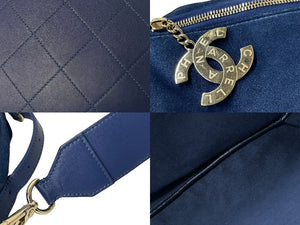 極美品 CHANEL Pharrell Williams シャネル ファレルウィリアムズ CCウエストバッグ カプセルコレクション 26番台 ブルー 中古 60538
