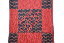 Load image into Gallery viewer, 新品同様 LOUIS VUITTON ルイヴィトン ダミエ オーガナイザードゥポッシュ N40614 キャンバス カードケース ルージュ 中古 60546