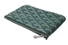 Load image into Gallery viewer, 極美品 GOYARD ゴヤール ポーチ セナ ミニ SENAT2MINTY09CL09P ヘリンボーン柄 グリーン ホワイト 中古 60547