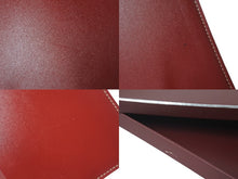 Load image into Gallery viewer, 極美品 GOYARD ゴヤール ブックカバー 手帳カバー 小物 A5サイズ ヘリンボーン PVC レザー レッド 中古 60550