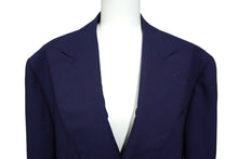 Load image into Gallery viewer, 極美品 CORNELIANI コルネリアーニ テーラード ジャケット ダブル ネイビー キュプラ アウター スーツ サイズ48 中古 60560