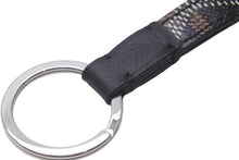 Load image into Gallery viewer, 極美品 GOYARD ゴヤール セサミ キーチェン ヘリンボーン柄 ブラック ブラウン SESAMEPMLTY01CL01P 中古 60576