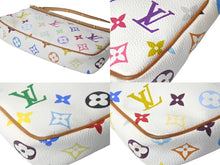 Load image into Gallery viewer, LOUIS VUITTON ルイヴィトン 村上隆 ホワイト ポシェットアクセソワール マルチカラー M92649 中古 60584