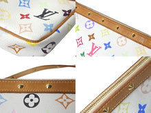 Load image into Gallery viewer, LOUIS VUITTON ルイヴィトン 村上隆 ホワイト ポシェットアクセソワール マルチカラー M92649 中古 60584