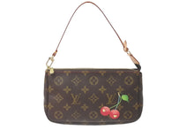 Load image into Gallery viewer, 新品未使用 LOUIS VUITTON ルイヴィトン ポシェット アクセソワール ブラウン モノグラム チェリー 村上隆 M95008 中古 60592