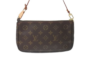 新品未使用 LOUIS VUITTON ルイヴィトン ポシェット アクセソワール ブラウン モノグラム チェリー 村上隆 M95008 中古 60592