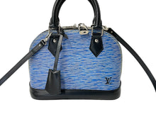 Load image into Gallery viewer, LOUIS VUITTON ルイヴィトン アルマ PM 2WAY ハンドバッグ M51052 エピデニム ブルー ブラック ショルダーバッグ 美品 中古 60596