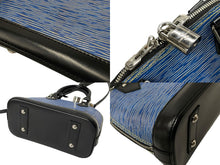 Load image into Gallery viewer, LOUIS VUITTON ルイヴィトン アルマ PM 2WAY ハンドバッグ M51052 エピデニム ブルー ブラック ショルダーバッグ 美品 中古 60596
