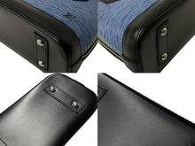 Load image into Gallery viewer, LOUIS VUITTON ルイヴィトン アルマ PM 2WAY ハンドバッグ M51052 エピデニム ブルー ブラック ショルダーバッグ 美品 中古 60596