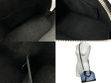 Load image into Gallery viewer, LOUIS VUITTON ルイヴィトン アルマ PM 2WAY ハンドバッグ M51052 エピデニム ブルー ブラック ショルダーバッグ 美品 中古 60596
