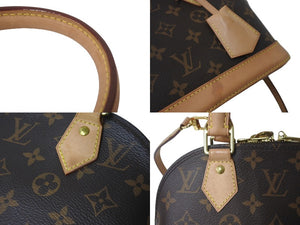 LOUIS VUITTON ルイヴィトン ハンドバッグ アルマ BB モノグラムキャンバス ブラウン M53152 ゴールド金具 美品 中古 60605