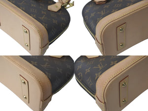 LOUIS VUITTON ルイヴィトン ハンドバッグ アルマ BB モノグラムキャンバス ブラウン M53152 ゴールド金具 美品 中古 60605