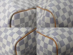 LOUIS VUITTON ルイヴィトン ボストンバッグ N41429 キーポルバンドリエール55 ベージュ ダミエアズール 美品 中古 60608