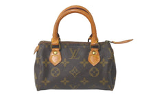 Load image into Gallery viewer, LOUIS VUITTON ルイヴィトン ミニスピーディー ハンドバッグ モノグラム M41534 ブラウン 良品 中古 60609