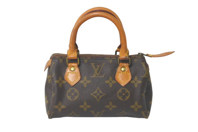 LOUIS VUITTON ルイヴィトン ミニスピーディー ハンドバッグ モノグラム M41534 ブラウン 良品 中古 60609