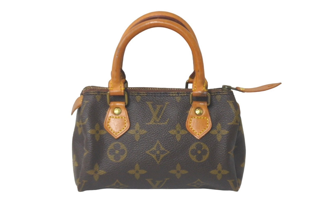 LOUIS VUITTON ルイヴィトン ミニスピーディー ハンドバッグ モノグラム M41534 ブラウン 良品 中古 60609