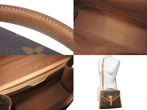 LOUIS VUITTON ルイ ヴィトン 2WAYショルダーバッグ M51122 ベルエア モノグラムキャンバス ブラウン 美品 中古 60610
