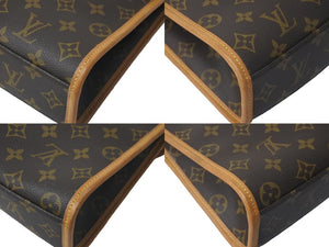 LOUIS VUITTON ルイ ヴィトン 2WAYショルダーバッグ M51122 ベルエア モノグラムキャンバス ブラウン 美品 中古 60610