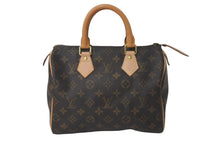 Load image into Gallery viewer, LOUIS VUITTON ルイヴィトン ハンドバッグ スピーディ25 ブラウン モノグラム M41528 美品 中古 60616