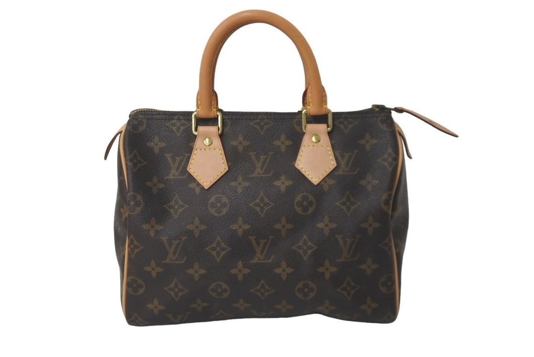 LOUIS VUITTON ルイヴィトン ハンドバッグ スピーディ25 ブラウン モノグラム M41528 美品 中古 60616