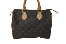 Load image into Gallery viewer, LOUIS VUITTON ルイヴィトン ハンドバッグ スピーディ25 ブラウン モノグラム M41528 美品 中古 60616