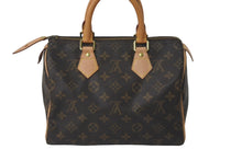 Load image into Gallery viewer, LOUIS VUITTON ルイヴィトン ハンドバッグ スピーディ25 ブラウン モノグラム M41528 美品 中古 60616