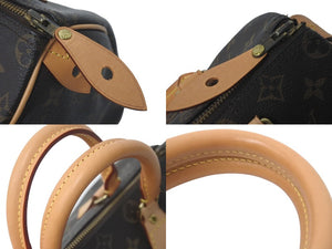 LOUIS VUITTON ルイヴィトン ハンドバッグ スピーディ25 ブラウン モノグラム M41528 美品 中古 60616